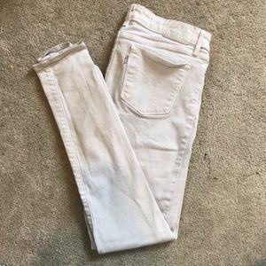 Levi 711 Skinny White Jeans
